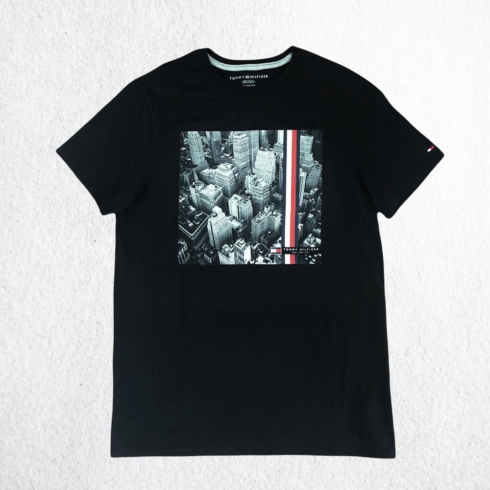 Tommy Jeans Hilfiger 78J4114 001 Tee T shirt NWT